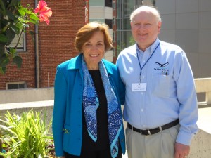 Dan Knaub with Sylvia Earle at the Blue Vision Summit, Washington DC